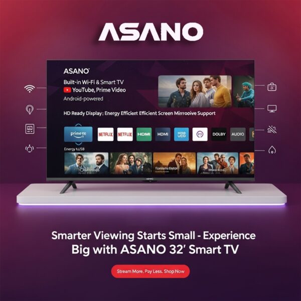 ASANO 32" Smart TV