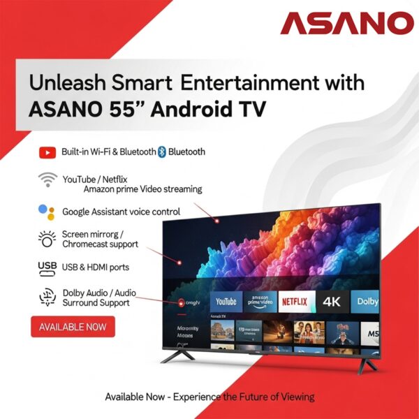 ASANO 55" Android TV