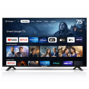 ASANO 75” Smart Google TV, 4K Ultra HD (AS-G75)