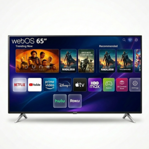 ASANO 65” Smart LED WebOS TV, 4K Ultra HD (WebOS Hub)