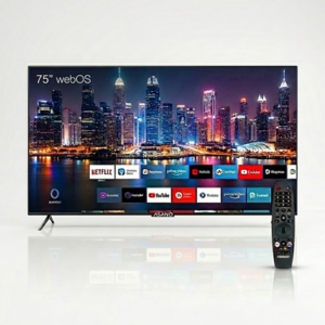 ASANO 75” Smart LED WebOS TV, 4K Ultra HD (WebOS Hub)