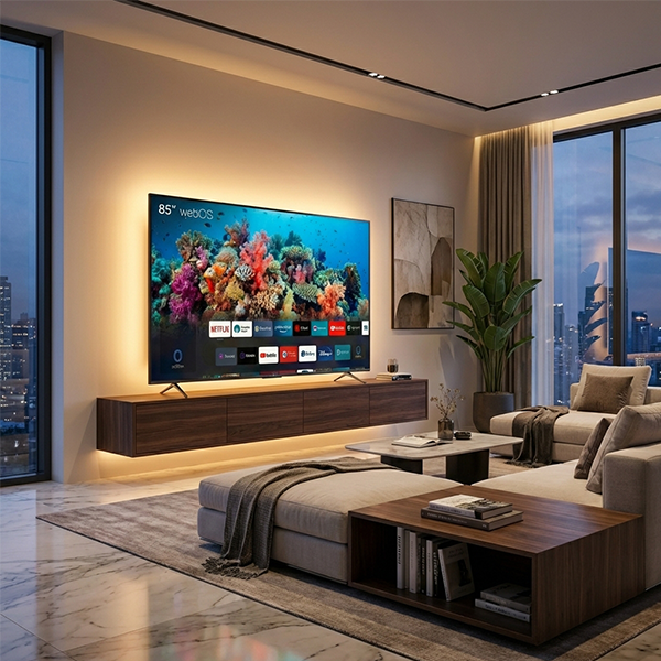 ASANO 85” Smart LED WebOS TV, 4K Ultra HD (WebOS Hub) - Image 3