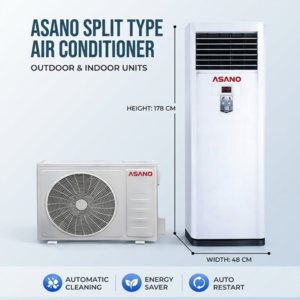 ASANO Floor Standing Split Air Conditioner (Model: AS-AS30)
